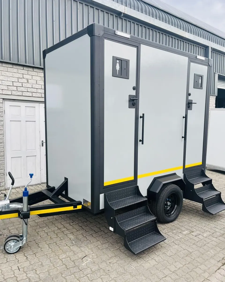 Two-stall restroom trailer
